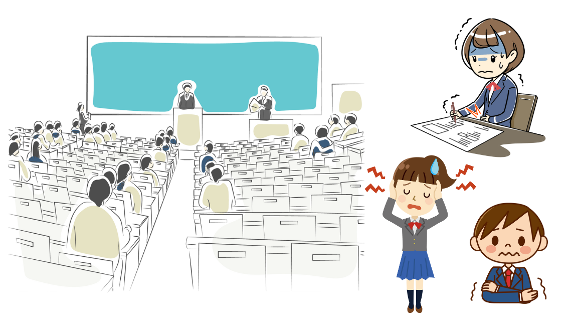 大学受験で体調不良になる生徒